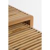 Yonker Bijzettafel - Set van 3 - L44 x B34 x H50 cm - Gerecycled Hout - Bruin - Afbeelding 3