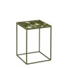 Bologna Bijzettafel Buiten - Set van 2 - L38 x B38 x H48 cm - Metaal - Groen - Afbeelding 8
