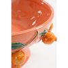 Melika Decoratie Schaal - H16 x Ø39 cm - Keramiek - Roze - Afbeelding 2