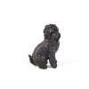 Ornament - Labradoodle Hond - Polyresin - Zwart - 16x23,5cm - Afbeelding 2