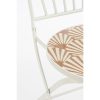 Odile Bistrostoel - L40 x B52 x H89 cm - Metaal - Bruin, Wit - Afbeelding 4