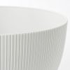 Doppio Bloempot op Poten - H22 x Ø47 cm - Gerecycled Plastic - FSC Mix - Wit - Afbeelding 2