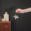 Ornament - Balloon Dog Hanger - Ceramics - White - 6,5x3x6cm - Afbeelding 3