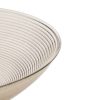 Kom op Voet - Glas - Smokey - 24,5x24,5x8,5cm - Afbeelding 2