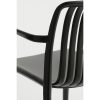 Paloma Tuinstoel - L53 x B53 x H78 cm - Polypropyleen - Zwart - Afbeelding 4