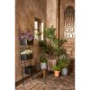 Merlijn Plantenmand voor Buiten - Set van 3 - H26 x Ø24 cm - Gerecycled Plastic - Zwart, Wit - Afbeelding 2