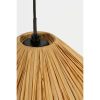 Elisa Hanglamp - H24 x Ø40 cm - Raffia - Lichtbruin - Afbeelding 2