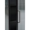 Clifton Wandkast - L38 x B15 x H74 cm - Metaal - Zwart - Afbeelding 3