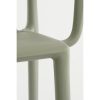 Paloma Tuinstoel - L53 x B53 x H78 cm - Polypropyleen - Groen - Afbeelding 3