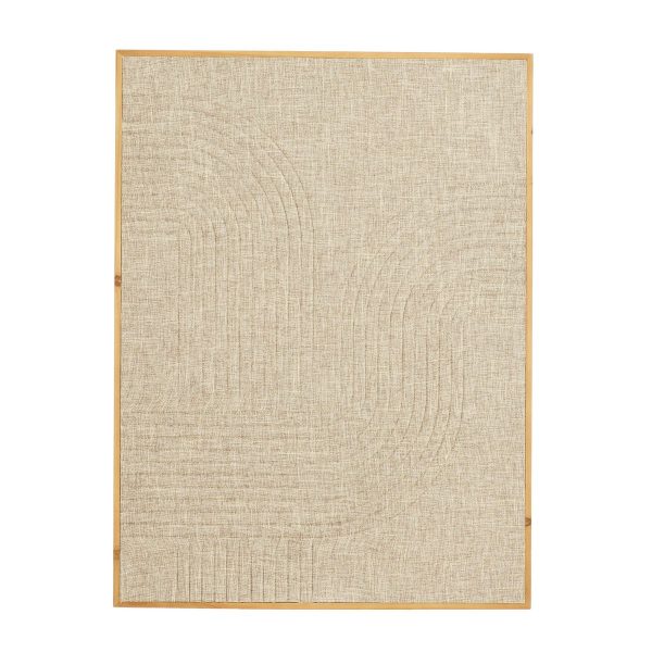 Mista Wanddecoratie - L60 x B3 x H80 cm - 100% FSC - Mdf - Bruin