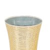 Vaas - Disco - Glas - Goud - 12,5x12,5x30cm - Afbeelding 2