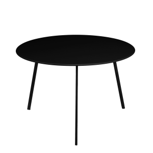 Seatle Bijzettafel voor Buiten - H38 x Ø58 cm - Metaal - Zwart