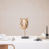 Ornament - Tijgerkop - Polyresin - Goud -16x21x39 - Afbeelding 4
