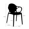 Nebraska Tuinstoel - L56 x B57 x H80 cm - Polypropyleen - Wit - Afbeelding 7