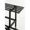 Greenrax Plantentafel - L90 x B44 x H42 cm - Metaal - Zwart - Afbeelding 2
