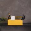 Opbergdoos - Organizer - Metaal - Geel - 30x17x17cm - Afbeelding 4
