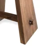 De Suar Kruk met Leer - Natuurlijk Zwart - Afbeelding 7