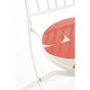 Bologna Bistrostoel - L40 x B51 x H87 cm - Metaal - Rood - Afbeelding 3