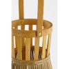 Cosmo Lantaarn - H38 x Ø15 cm - Gerecycled polyester - Lichtbruin - Afbeelding 2