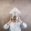 LAMP - TAK LAMP DISCO BALL - Glas - zilver - 20x20x20cm - Afbeelding 6