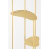 Fonda Plantentafel - L48 x B27 x H140 cm - Metaal - Lichtgeel - Afbeelding 3