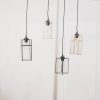 Lamp - Hanglamp - Metaal/Glas - Goud - 12x12x25cm - Afbeelding 6