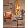 Goa Bijzettafel - Set van 2 - L35 x B35 x H33 cm - Metaal - Zwart - Afbeelding 10
