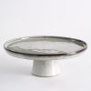 Tabo Taartplateau - H10 x Ø27 cm - Grijs - Afbeelding 4