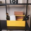Opbergdoos - Organizer - Metaal - Geel - 30x17x17cm - Afbeelding 3