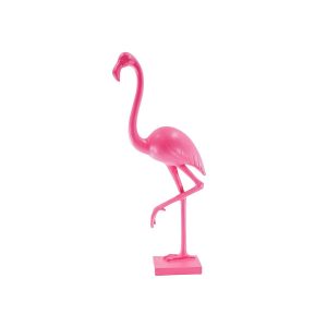 Ornament - Flamingo - Polyresin - Roze - 16,5x10x39cm