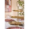Rama Etagere 3 Laags - L48 x B20 x H55 cm - Metaal - Goud - Afbeelding 4