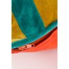 Clair Sierkussen - L45 x B45 x H10 cm - Katoenfluweel - Geel, Groen - Afbeelding 3