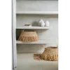 De raffia luxe manden - natuurlijk - medium - Afbeelding 2