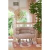 Fauteuil - L74 x B80 x H69 cm - Lichtgrijs - Afbeelding 6