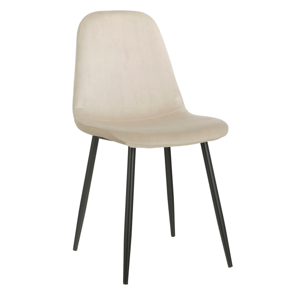 Montelli Eetkamerstoel - Velvet - Beige