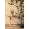 Bologna Bijzettafel Buiten - Set van 2 - L45 x B23 x H58 cm - Metaal - Rood - Afbeelding 6