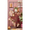 Jules Open kast - L76 x B30 x H178 cm - Metaal - Zwart - Afbeelding 5