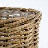 Marcia Plantenmand Buiten - Set van 3 - H40 x Ø43 cm - Rotan - Grijs - Afbeelding 2