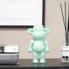 Ornament - Monkey Figurine 'The Legend' - Polyresin - Mintgreen - 11x7x19cm - Afbeelding 12