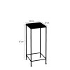 Odile Bijzettafel voor Buiten - Set van 3 - L28 x B28 x H67 cm - Metaal - Bruin, Wit - Afbeelding 6