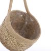 Anne Hangende Bloempot - Set van 2 - H20 x Ø25 cm - Zeegras - Lichtbruin - Afbeelding 3