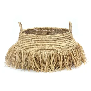 De raffia luxe manden - natuurlijk - groot