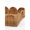 Eleta Dienblad - Set van 2 - L50 x B35 x H8 cm - Rotan - Bruin - Afbeelding 3