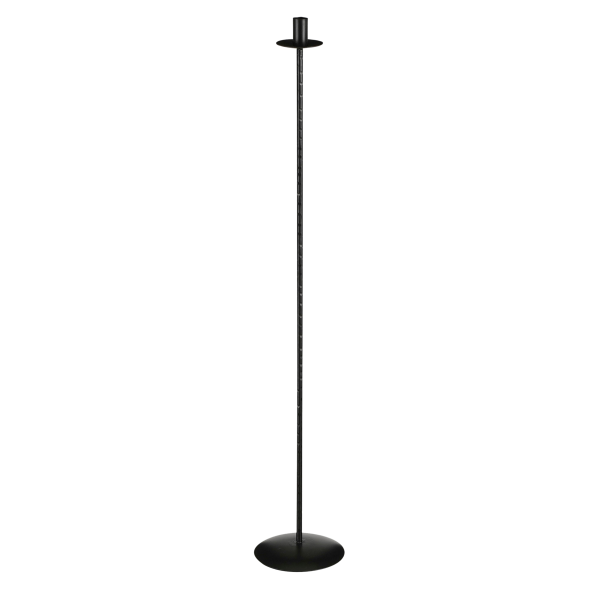 Kantas Kandelaar - H90 x Ø15 cm - Metaal - Zwart