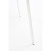Seatle Bijzettafel Buiten - H50 x Ø50 cm - Metaal - Wit - Afbeelding 3