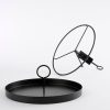 Aston Dienblad met Klem - H30 x Ø31 cm - Metaal - Zwart - Afbeelding 4
