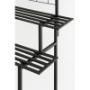 Greenrax Plantenstandaard - L90 x B44 x H190 cm - Metaal - Zwart - Afbeelding 4