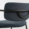 Nanet Barkruk - H91 cm - Velvet - Donkerblauw - Afbeelding 4