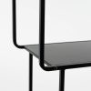 Jules Open kast - L76 x B30 x H178 cm - Metaal - Zwart - Afbeelding 3