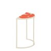Bologna Bijzettafel Buiten - Set van 2 - L45 x B23 x H58 cm - Metaal - Rood - Afbeelding 8
